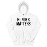 HUNGER MATTRS Hoodie - White/Black Letters (S-5XL)